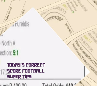 Best today correct score