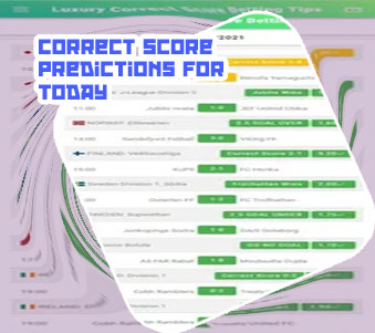 Correct score super tips